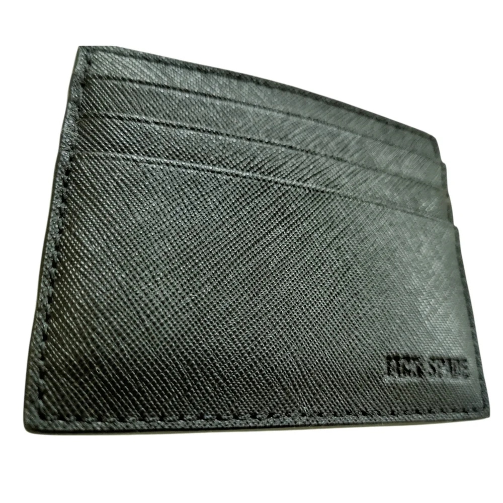 Jack Spade // M's Barrow Leather Six Card Wallet // Admiral Black